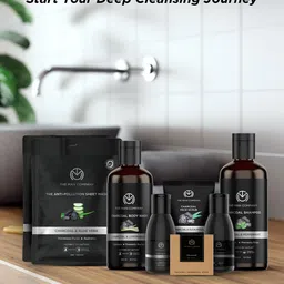 THE MAN COMPANY Set of 8 Ultimate Charcoal Grooming Kit image 5
