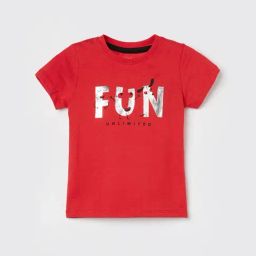 Juniors by Lifestyle Baby Boys Red Regular Fit T-Shirt-picture-5