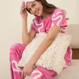 Sweet Dreams Women Printed Pyajama Set image 4