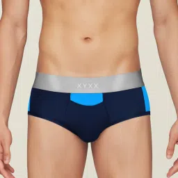 XYXX Black Iris & Brilliant Blue Regular Fit Briefs - Pack Of 2 image 4