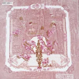 Monte Carlo Pink Polyester 1000 GSM Winter Blanket image 5