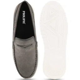 Prolific Men's Grey Casual Loafers image 4