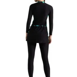 Speedo Black Regular Fit Printed Swimsuit image 2