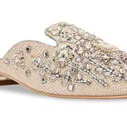 Rocia by Regal Women's Golden Mule Shoes image 4