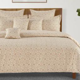 Swayam White Cotton Geometric King Bed Sheets 2 Pillow Covers-image-94