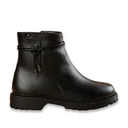Ginger by Lifestyle Women's Black Booties-picture-36