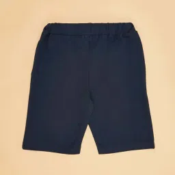 YU by Pantaloons Kids Navy Printed Shorts image 4