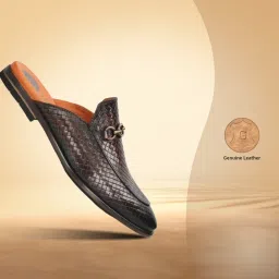 Bugatti Men's Rico Brown Mule Shoes image 4