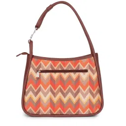 ZOUK Tidal Wave Printed Shoulder Handbag image 4