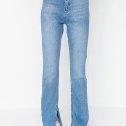 Trendyol Women Low Distress Light Fade Jeans-picture-29