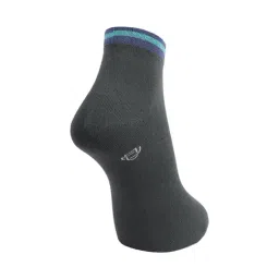 Dollar Dark Grey Ankle Length Socks (Pack of 3) image 3