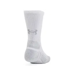 Under Armour White Performance Novelty Socks (Large) - Pair of 3 image 2