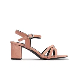 DressBerry Textured Party Block Sandals image 3