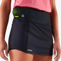 Artengo by Decathlon Black Plain Tennis Skirt-image-56
