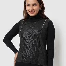 Campus Sutra Women Colourblocked Sweatshirt-image-30