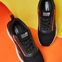 Duke Men's Black Running Shoes-image-79