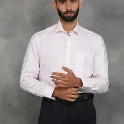 Greenfibre Pink Cotton Slim Fit Shirt-picture-19