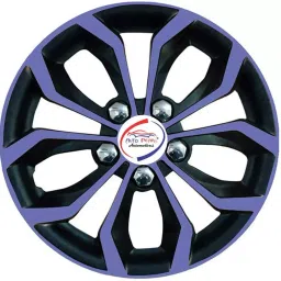 Auto Pearl Vio25 R15381 mm(15 Inch) Press Type Wheel Hubcap with Retention Ring Glossy Violet Black Wheel Cover for Maruti Ignis 1.2 AMT Alpha Petrol (Set of 4)-picture-21