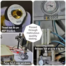 Enicet Brass Chrome Finish Multi Purpose Angle Valve, NE104 image 5