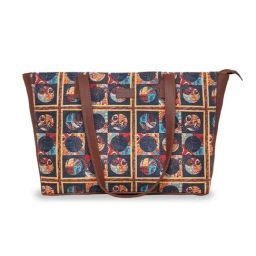 ZOUK Multicolor Printed Large Tote Bag-picture-16