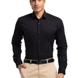 Park Avenue Black Slim Fit Shirt-picture-18