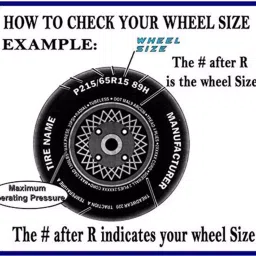Auto Pearl R13 Press Type With Retention Ring PTAC307 Wheel Cover for Nissan GO A 32.9 cm image 5