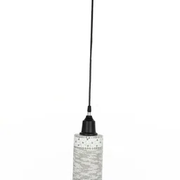 1ST TIME White And Grey 4 Pieces Textured Cylinder Shaped Ceiling Lamps-image-5