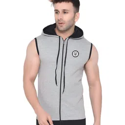 BEYOU FASHION Hooded Slim Fit T-shirt-image-96
