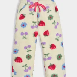 Mi Arcus Strawberry Print Sherpa Pajama - Multicolor-picture-24