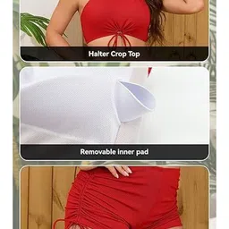 Toomley Halter Neck Sleeveless Swim Bikini Set image 2