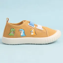 Cute Walk by Babyhug Slip On Casual Shoes With Dino Print - Yellow image 4