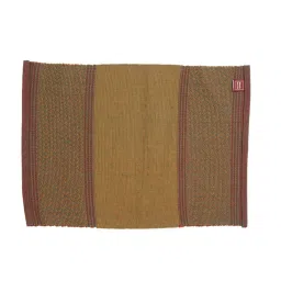 Fabindia Mirania Green Cotton Woven Table Mat - Set of 6 image 4