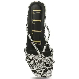 Elle Women's White Casual Sandals image 4