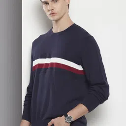 Tommy Hilfiger Pure Cotton Striped Sweatshirt image 3