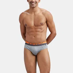 Jockey FP01 Men's Super Combed Cotton Solid Brief with Ultrasoft Waistband image 4