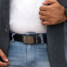Kara Black & Dark Brown Solid Reversible Belt-picture-41