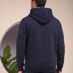 Crimsoune Club Navy Regular Fit Hooded Sweatshirt image 2