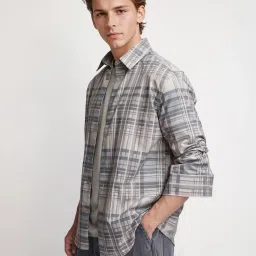 Rare Rabbit Purple Regular Fit Checks Shirt image 4