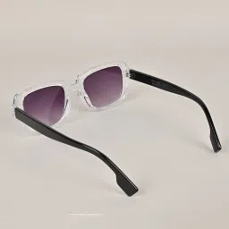 Voyage Black Wayfarer UV Protection Unisex Sunglasses image 4