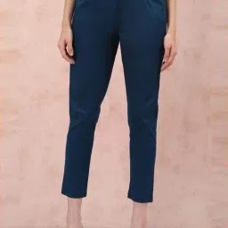 Rangriti Blue Slim Fit Trousers-picture-11