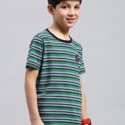 Monte Carlo Kids Multicolor Printed T-Shirt (Pack Of 3) image 4