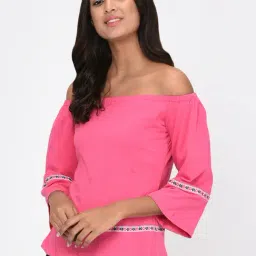 Rigo Pink Cotton Top-image-60