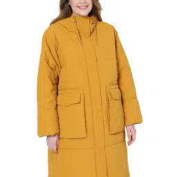 Vero Moda Mustard Quilted Longline Jacket-picture-26