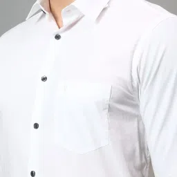 Cantabil White Regular Fit Shirt image 4