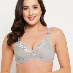 Clovia Grey Non-padded Bra-image-38