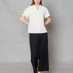 Zink London Off White Regular Fit Shirt-image-43