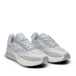 Asian Men's POWERPLAY-22 White & Grey Running Shoes image 3