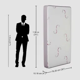 Godrej Interio Ortho Plus White Bonded Foam Double Bed Mattress image 4