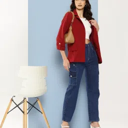 Aarika Navy Denim Solid Jeans image 4