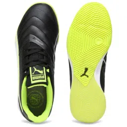 Puma Unisex Nano Grip Technology IBERO IV Indoor Black Football Shoes image 4